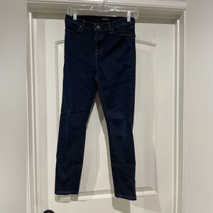 J Brand Womens Maria High Rise Skinny Afterdark Dark Blue Jeans Size 28